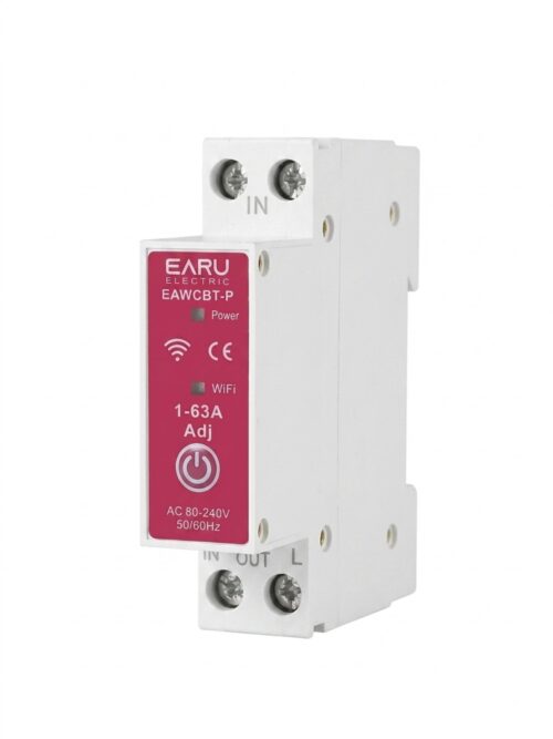 smart Smart WiFi интелигентен предпазител за DIN шина с електромер EARU EAWCBT-P